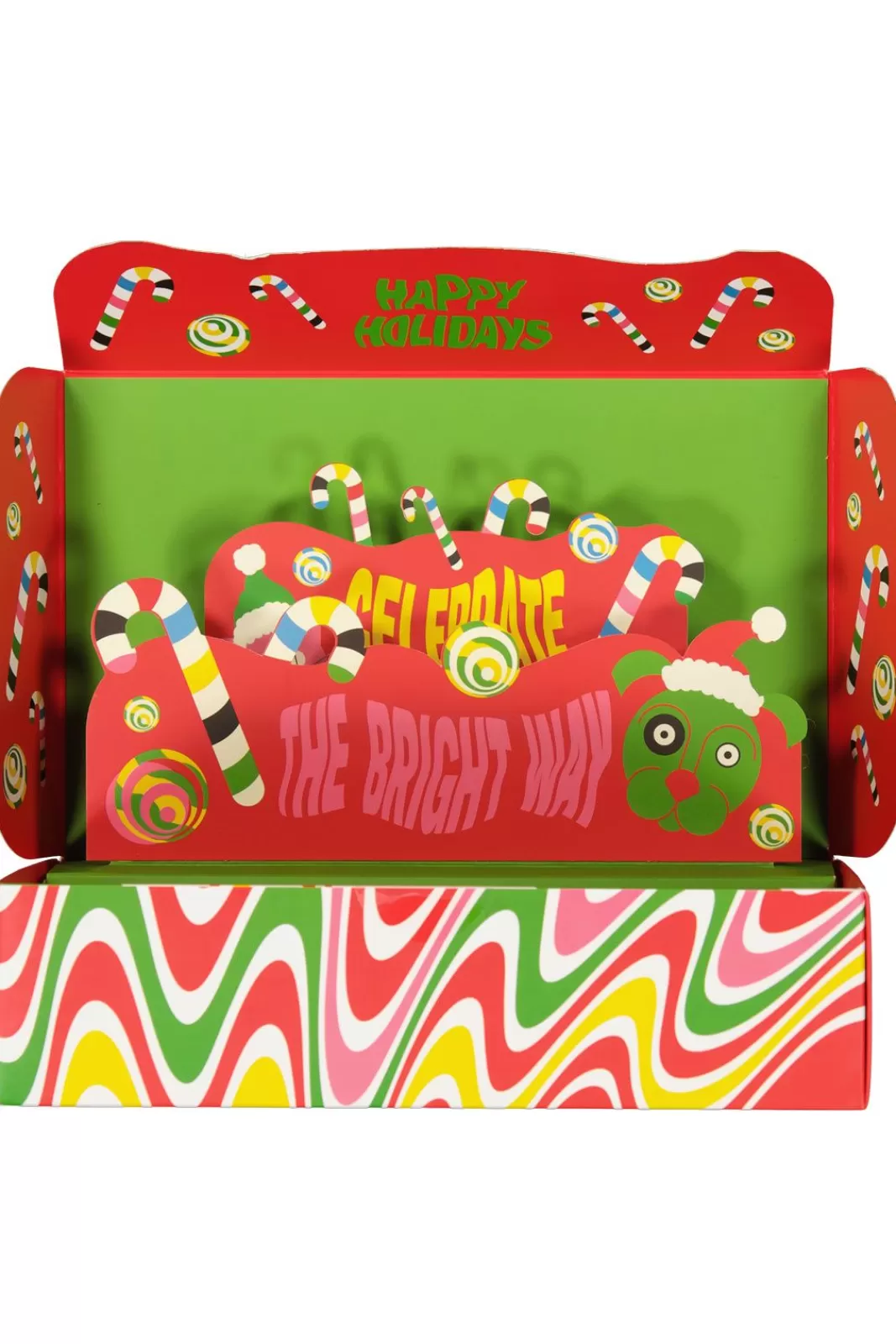 Strumpor>HAPPY SOCKS 4-Pack Psychedelic Candy Cane Socks Gift Set