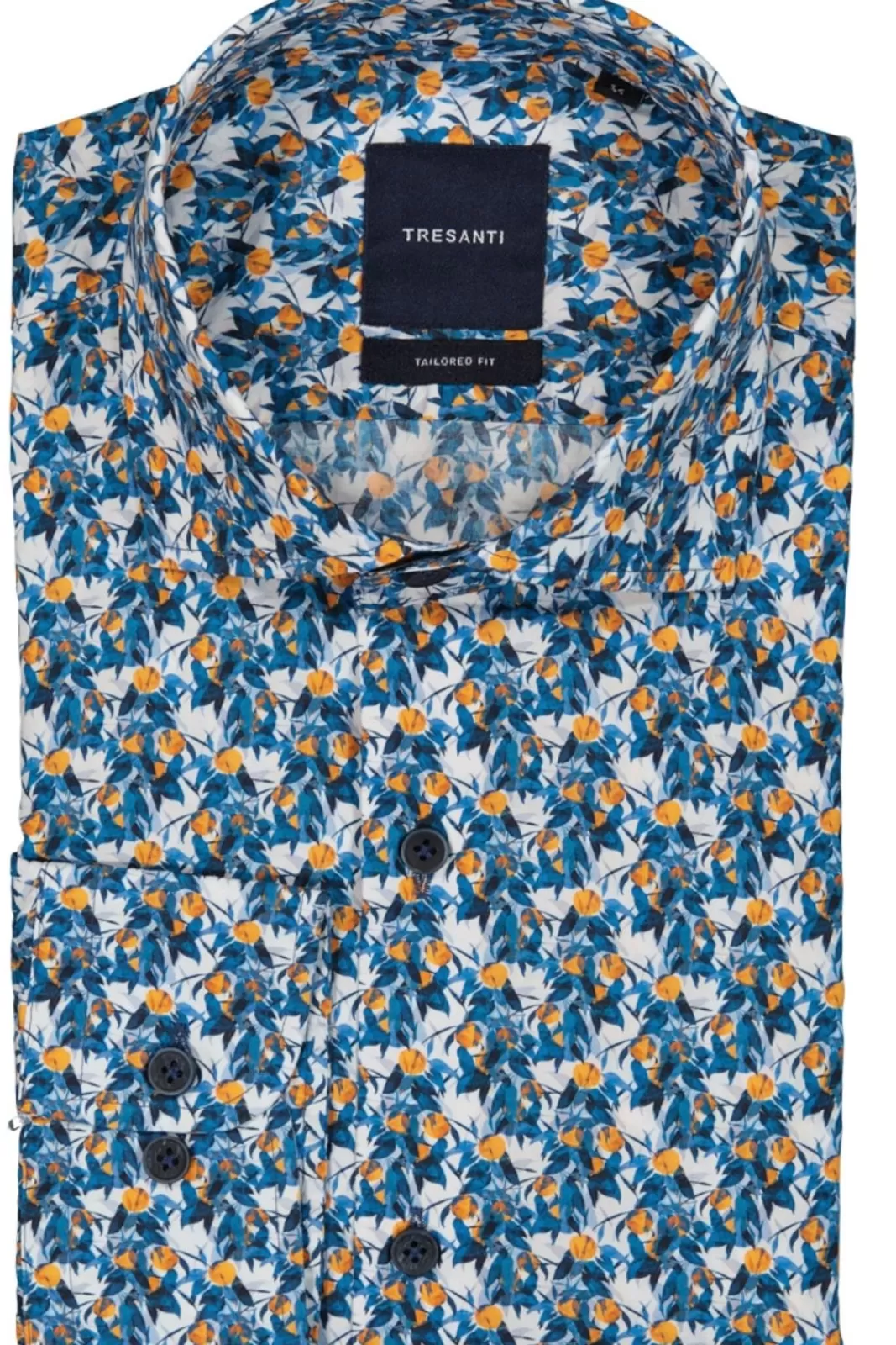 Skjortor>TRESANTI Adol | Shirt With Tangerine Print