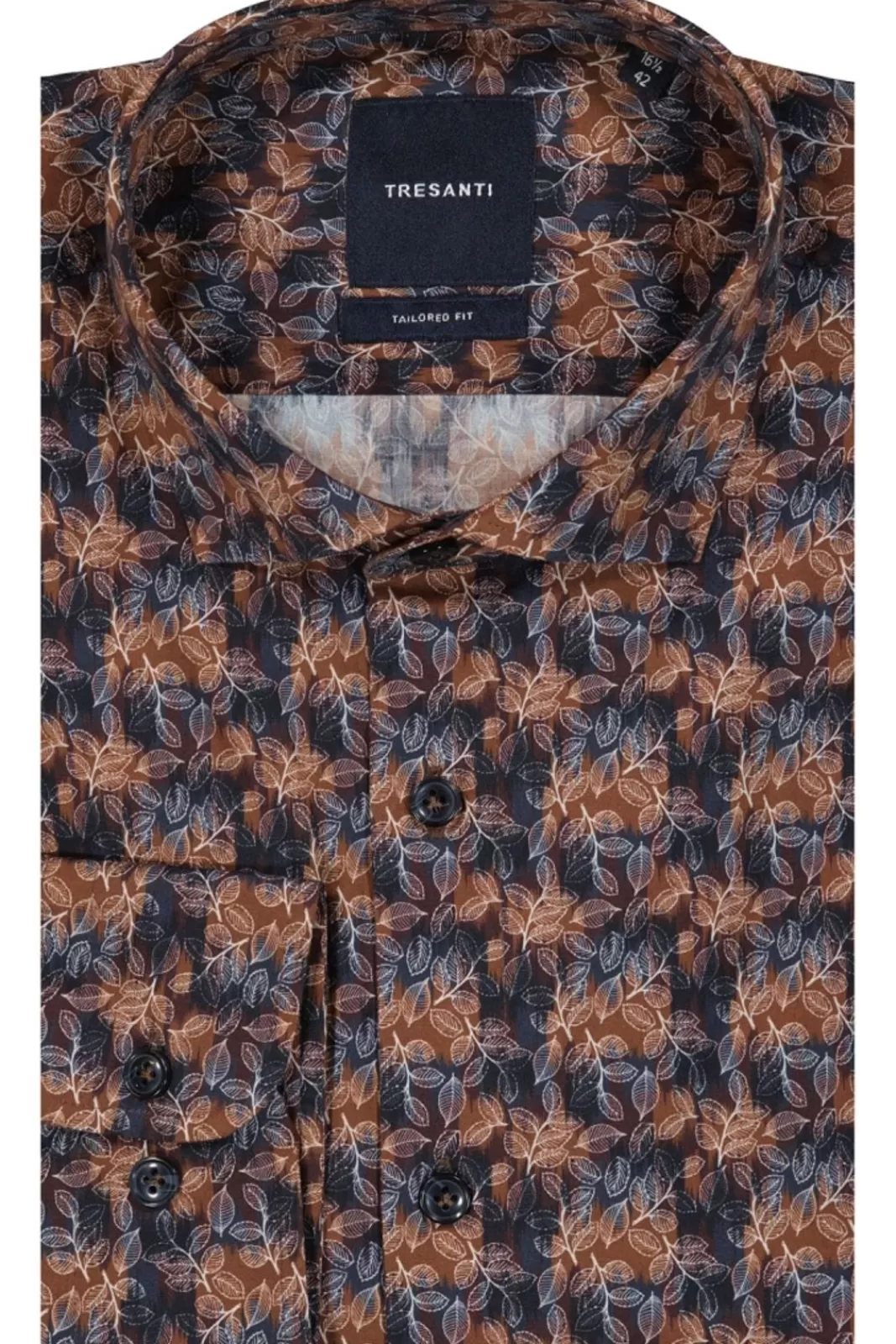 Store TRESANTI Bain | Leaves Shirt With Ikat Background