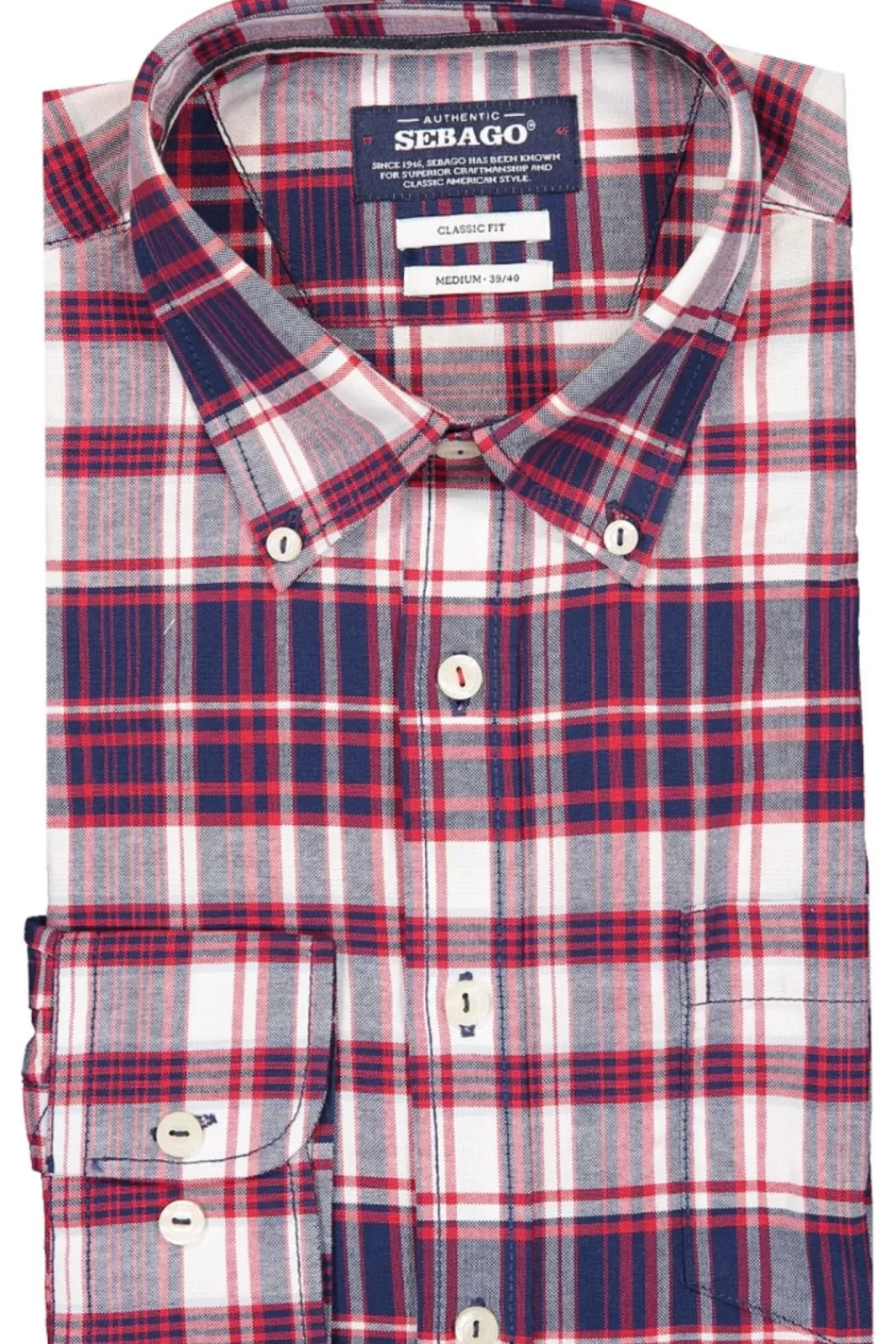 Best SEBAGO Checked Oxford Shirt