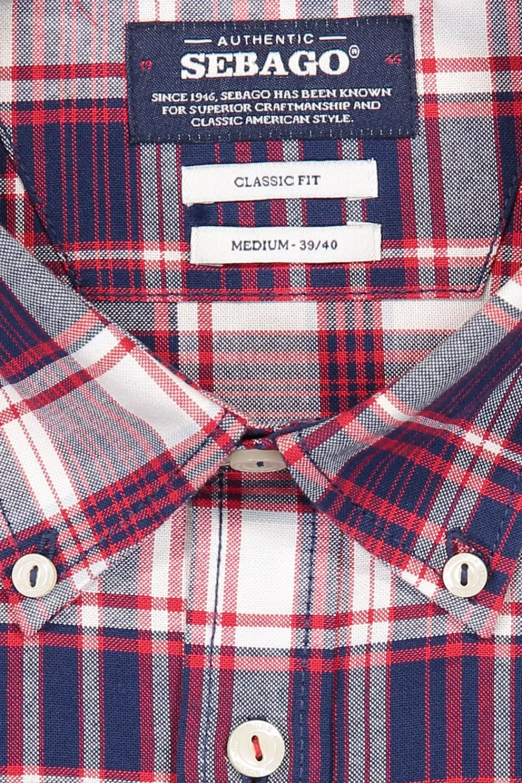 Best SEBAGO Checked Oxford Shirt