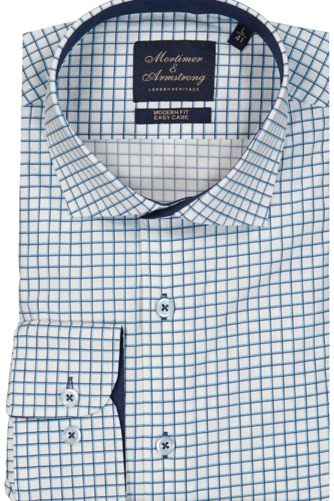 Best Sale Mortimer&Armstrong Checked Shirt Modern Fit