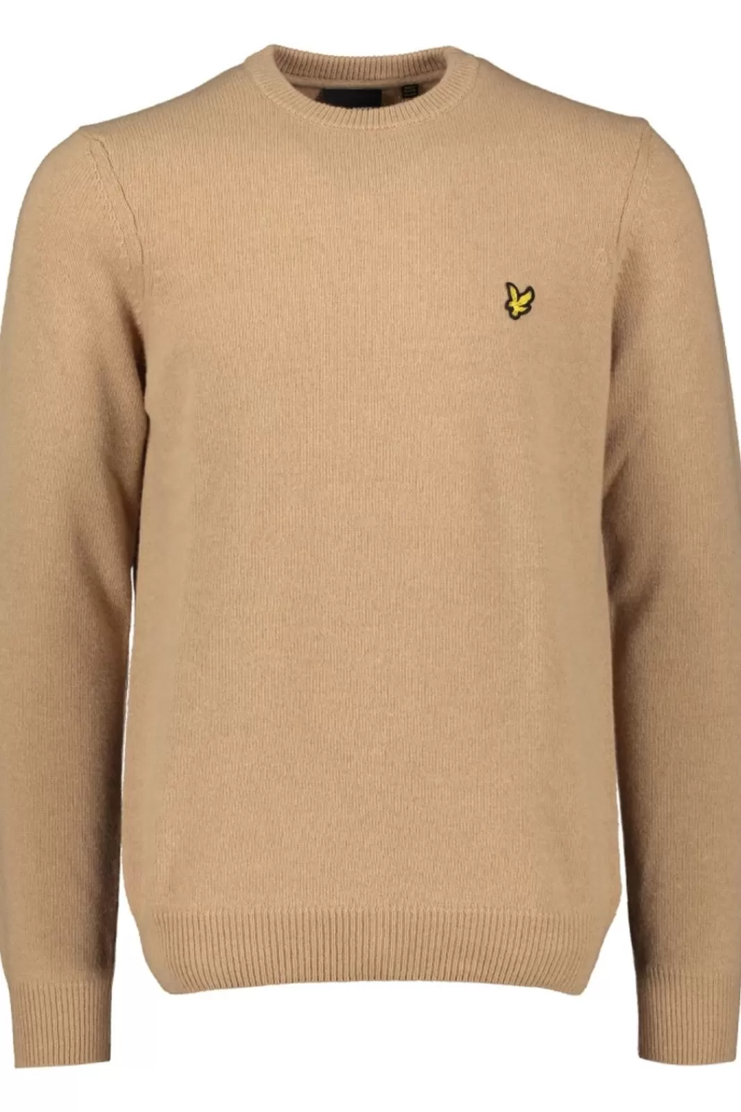 Stickat>Lyle & Scott Crew Neck Lambswool Blend Jumper.