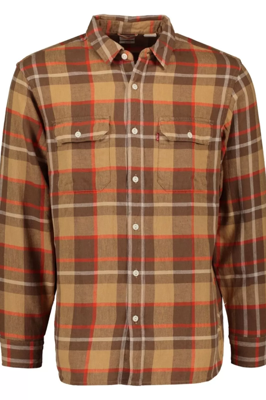 Skjortor>LEVIS Jackson Worker Sarina Sepia Plaid