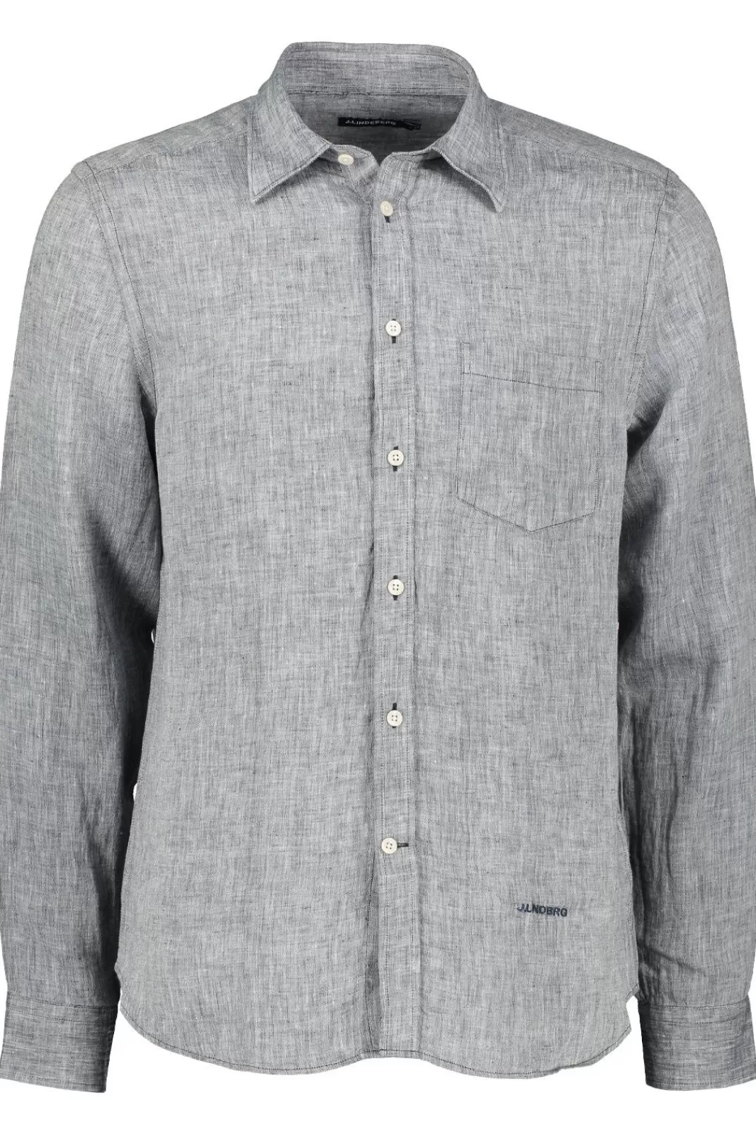 Cheap J.Lindeberg Linen Melange Ls Slim Shirt