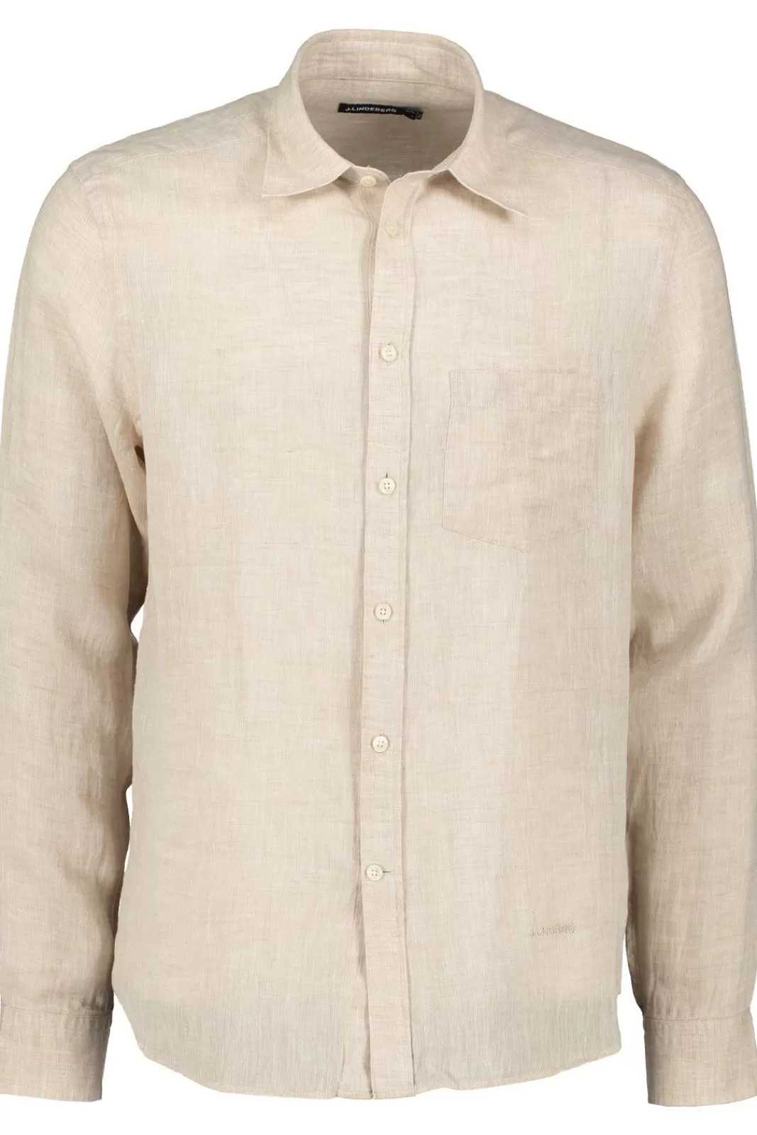 Clearance J.Lindeberg Linen Melange Ls Slim Shirt