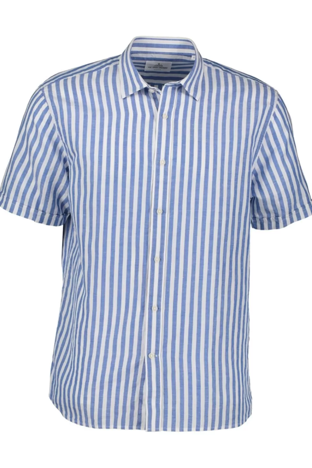 Skjortor>The Shirt Factory Linen Stripe