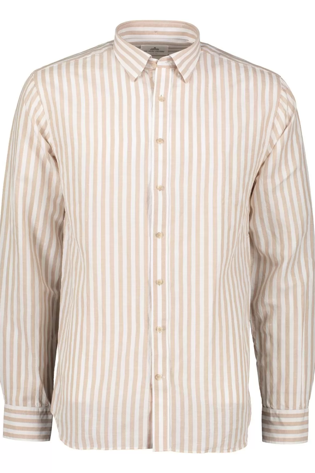 Skjortor>The Shirt Factory Linen Stripe