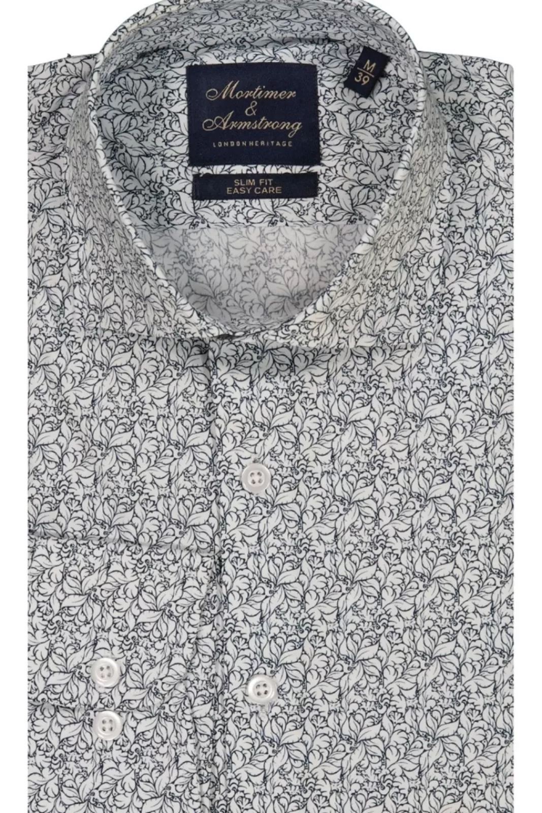 Skjortor>Mortimer&Armstrong Ma Shirt Ls Slim Fit