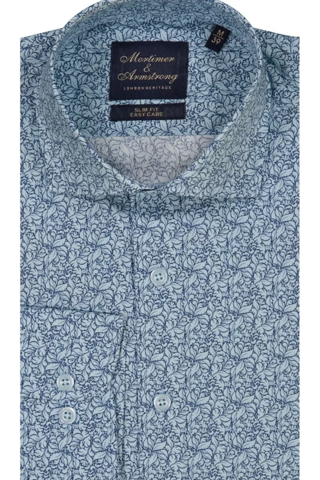 Skjortor>Mortimer&Armstrong Ma Shirt Ls Slim Fit