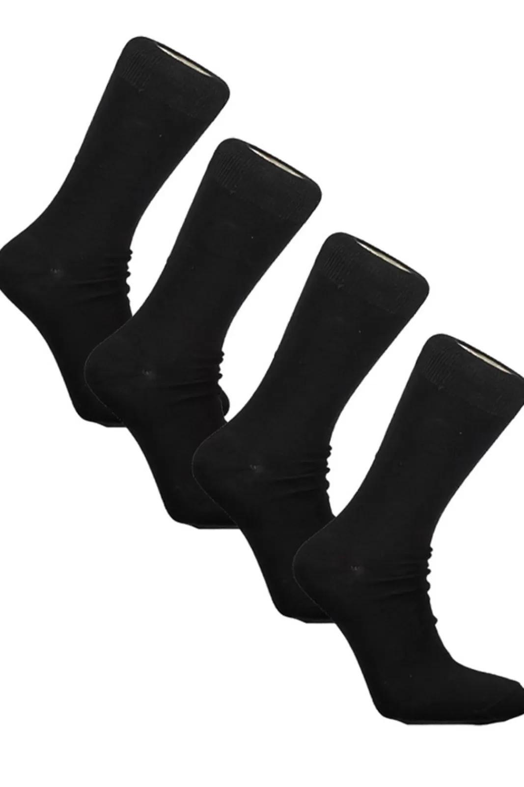 Strumpor>TOPECO Mens Socks Plain 4-Pack