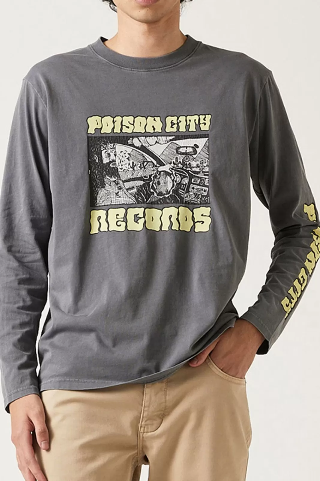 Tröjor>NEUW Poisen City Ls Tee Graphite