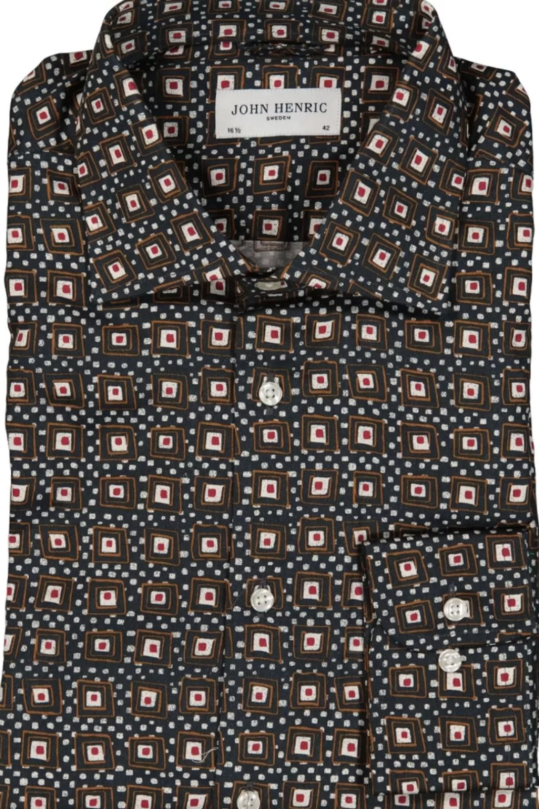 Skjortor>JOHN HENRIC Print Shirt