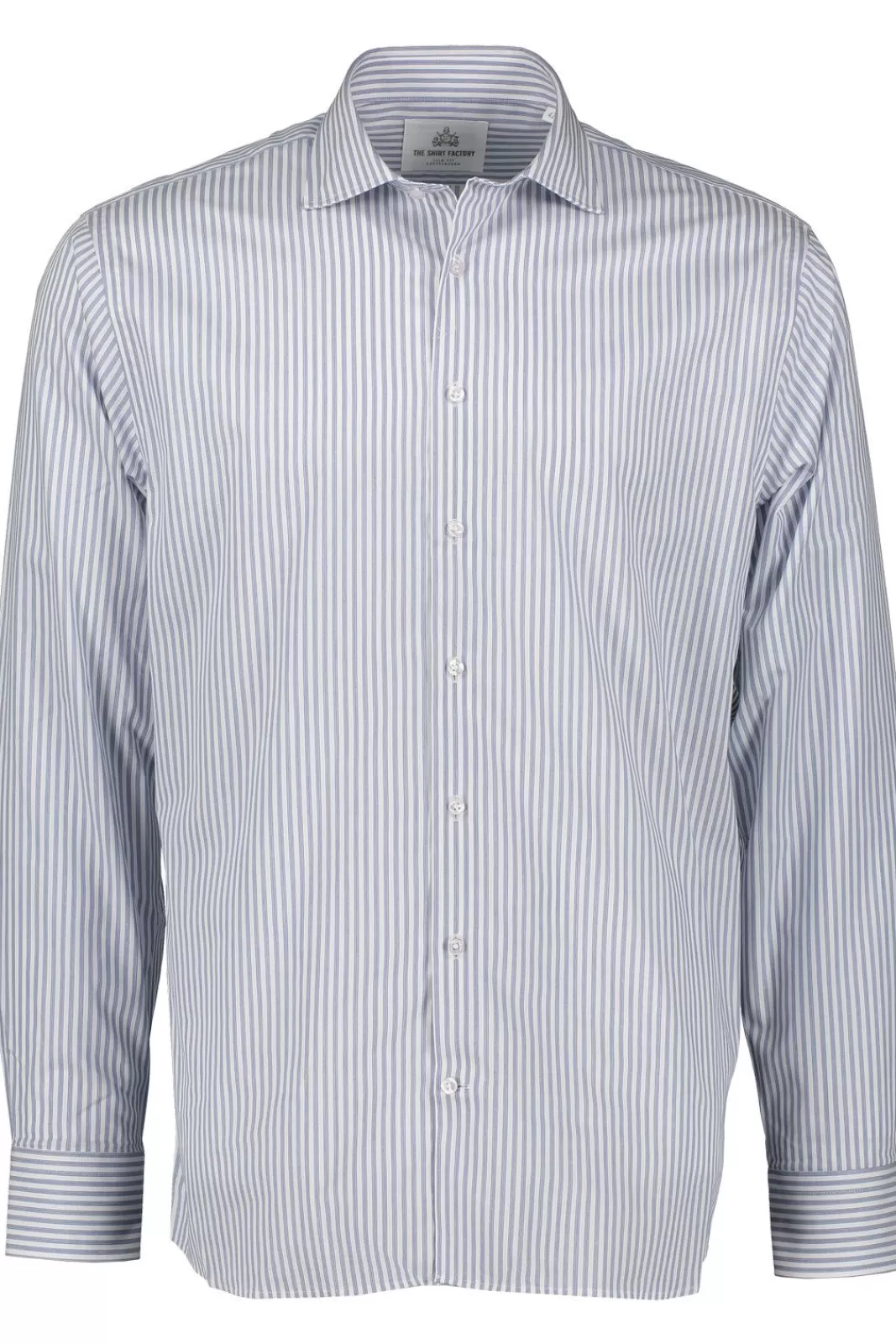 Skjortor>The Shirt Factory Randig Twillskjorta Jermyn St.Slim Fit