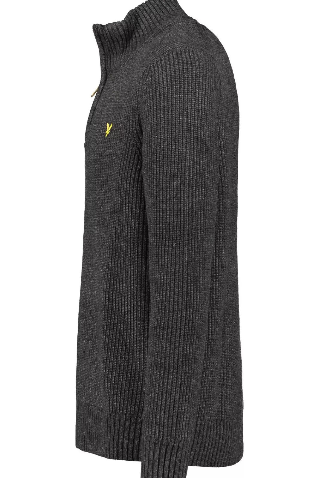 Stickat>Lyle & Scott Ribbed Quarter Zip Jumper