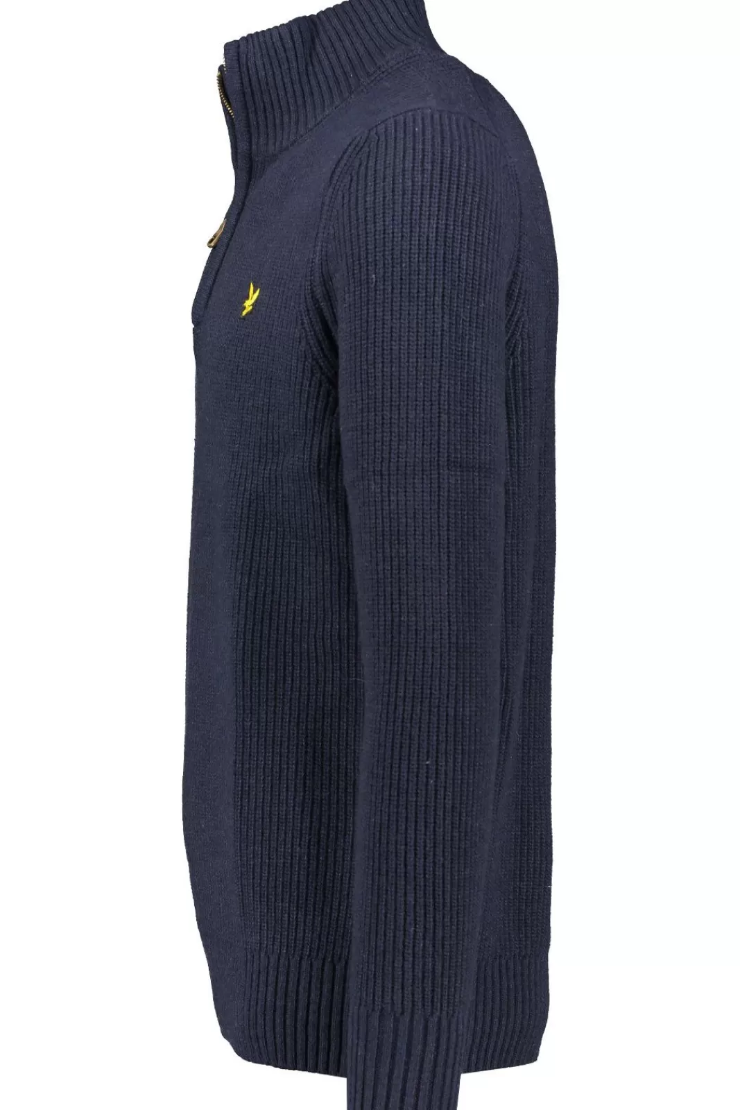 Stickat>Lyle & Scott Ribbed Quarter Zip Jumper