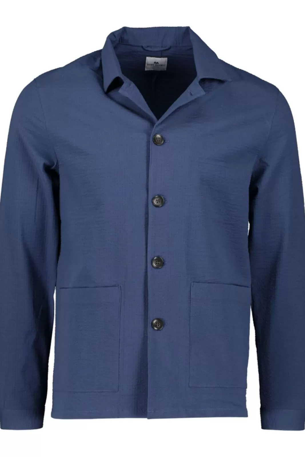 Best Sale JOHN HENRIC Seersucker Shirt Jacket