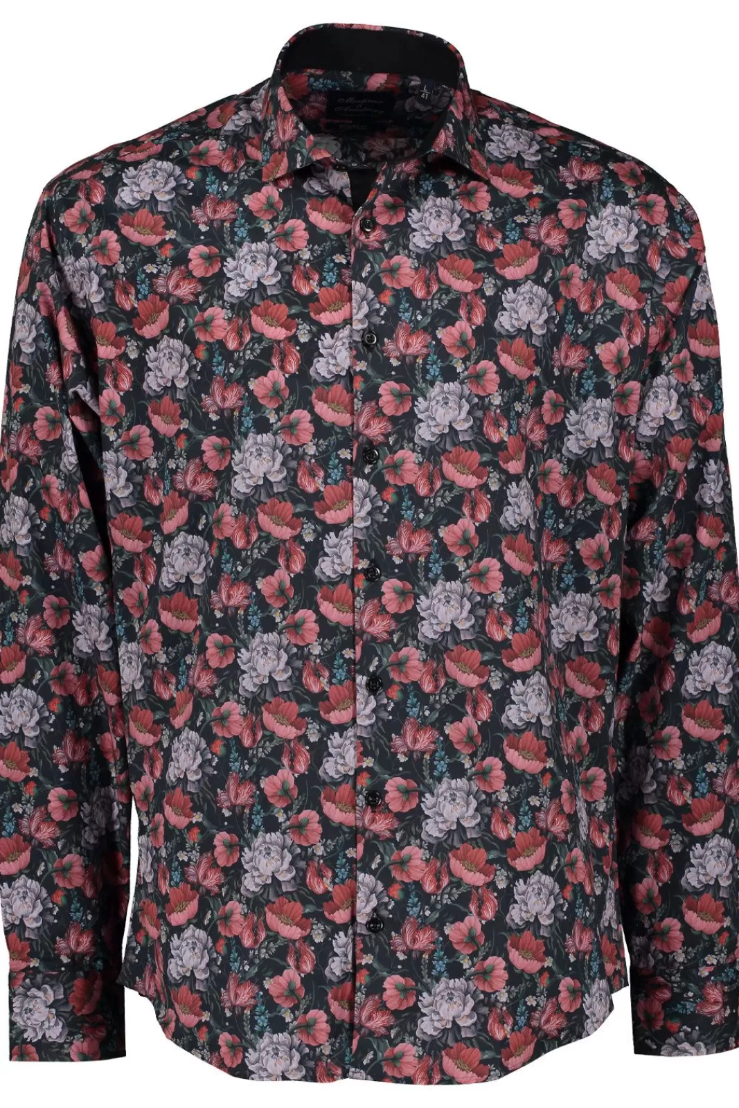 Cheap Mortimer&Armstrong Shirt With Big Flowers Modern Fit