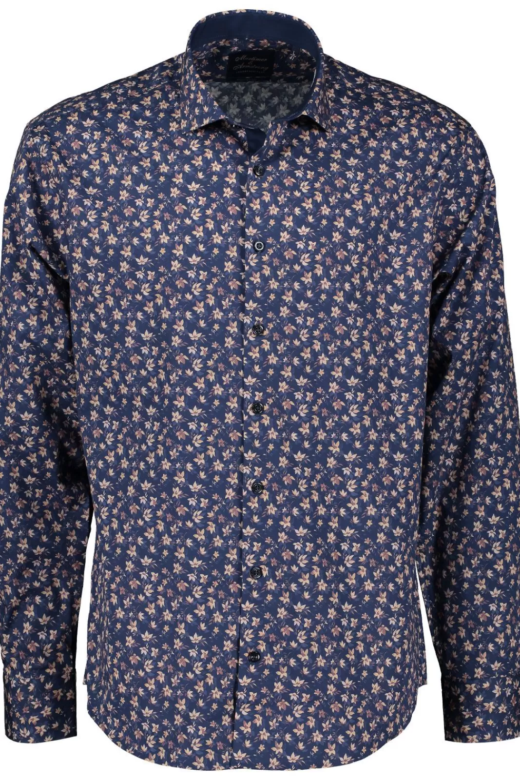 Outlet Mortimer&Armstrong Shirt With Shadow Flowers Modern Fit