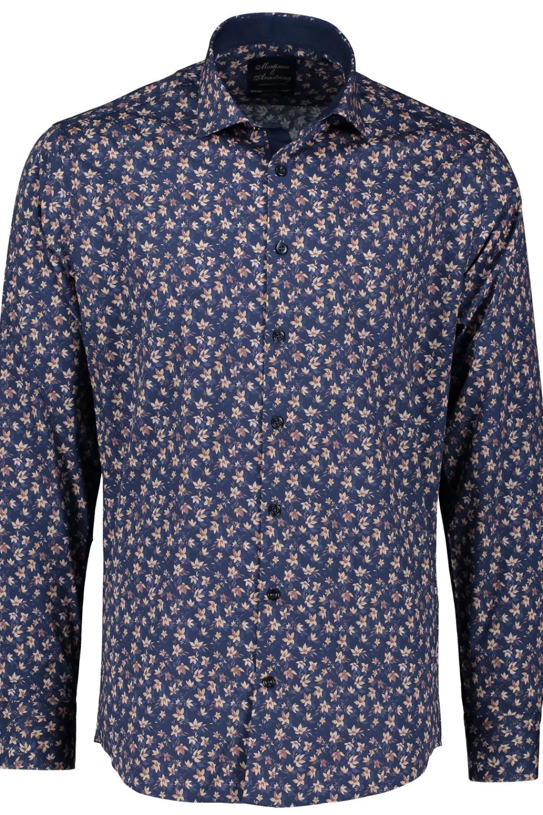 Clearance Mortimer&Armstrong Shirt With Shadow Flowers Slim Fit