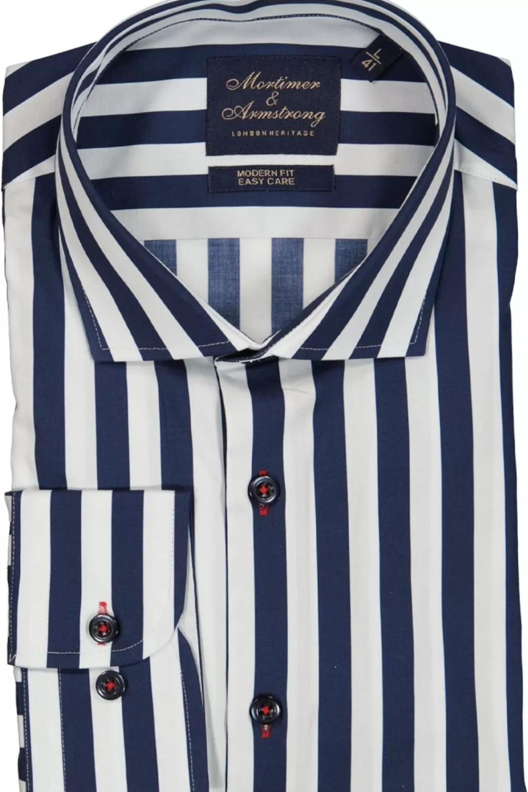 New Mortimer&Armstrong Shirt With Stripes Modern Fit