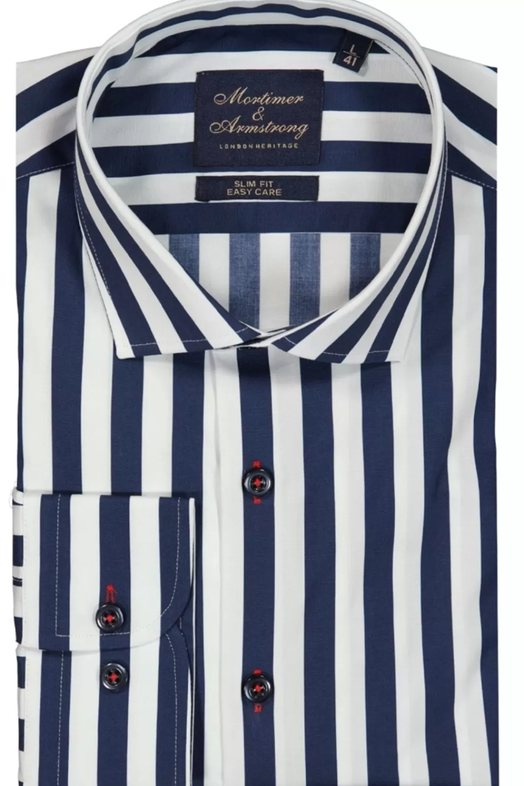 Cheap Mortimer&Armstrong Shirt With Stripes Slim Fit