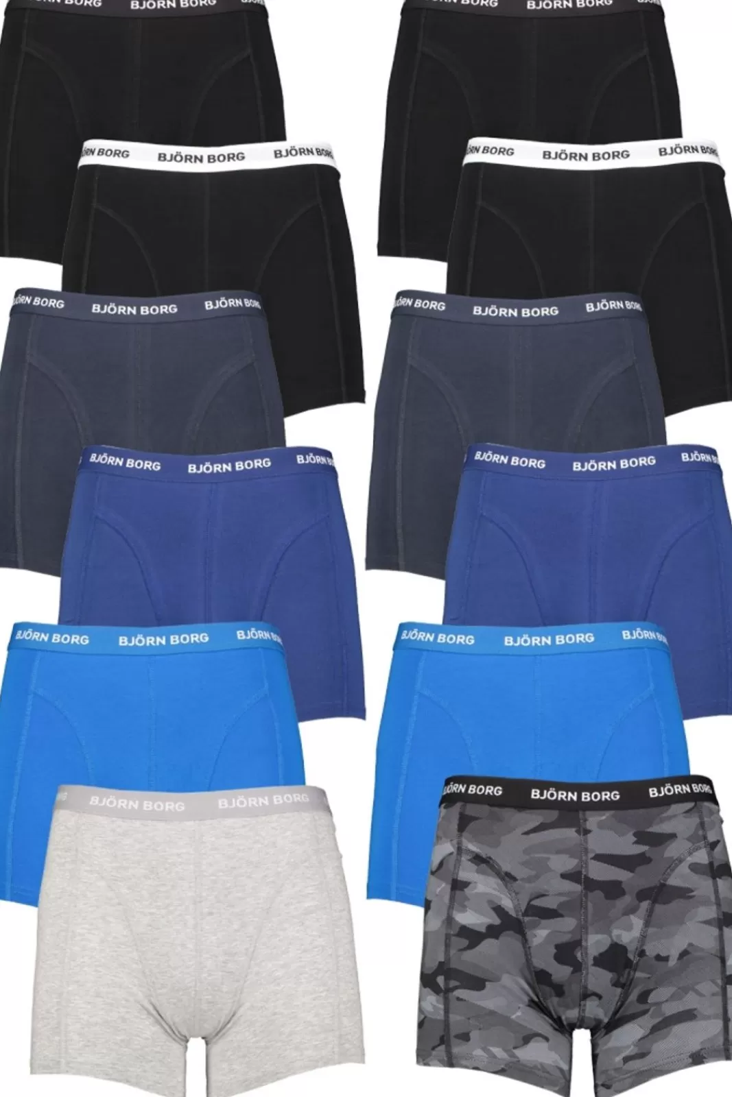 Kalsonger>BJÖRN BORG Shorts Sammy Solid 12-P