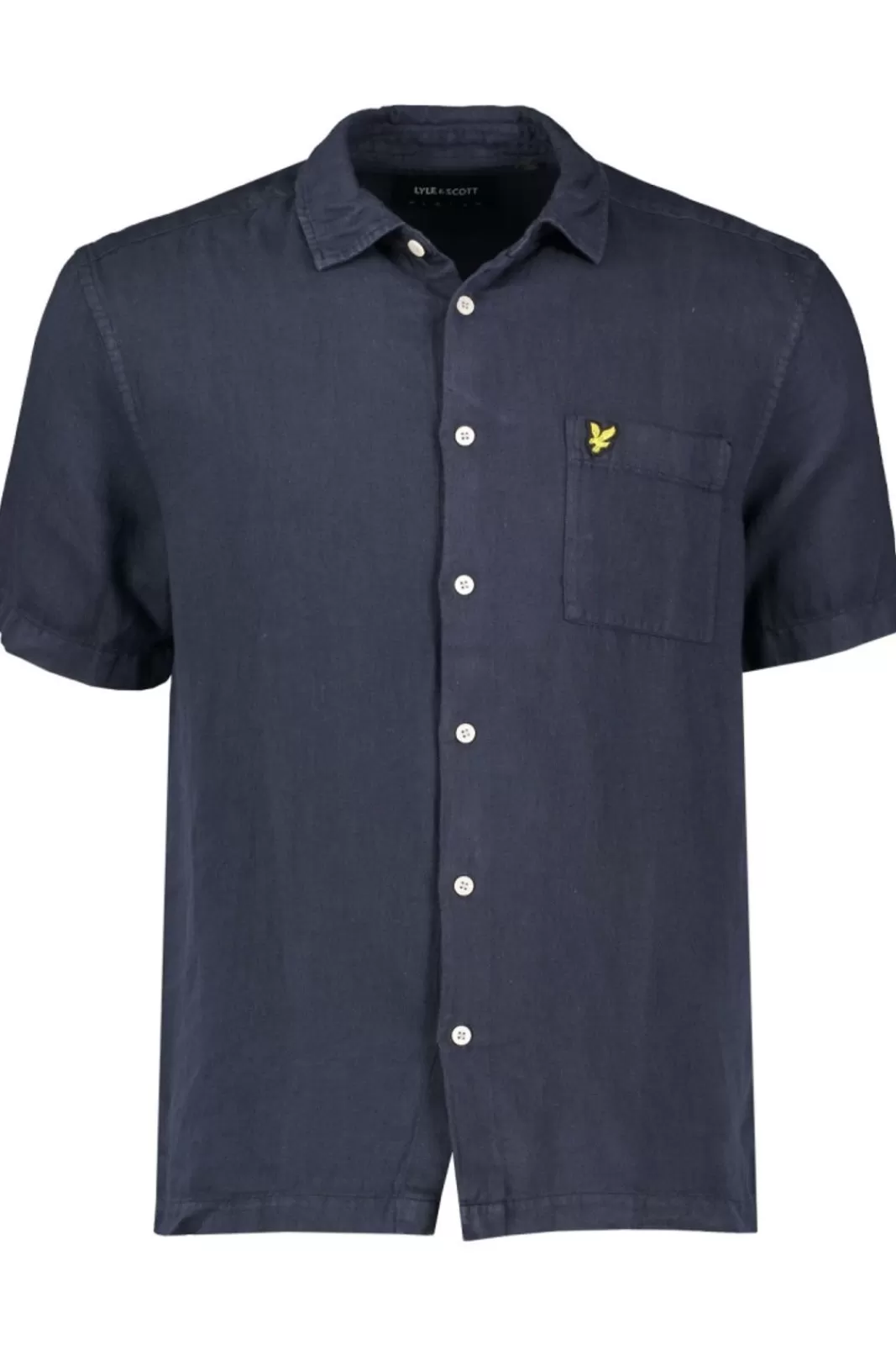 Flash Sale Lyle & Scott Ss Washed Oxford Linen Shirt