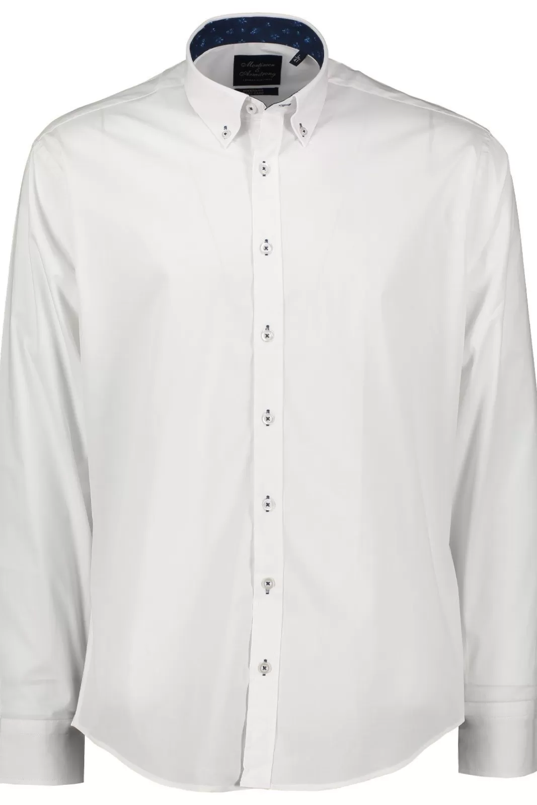 Discount Mortimer&Armstrong Uni Shirt With Little Flower Details Modern Fit